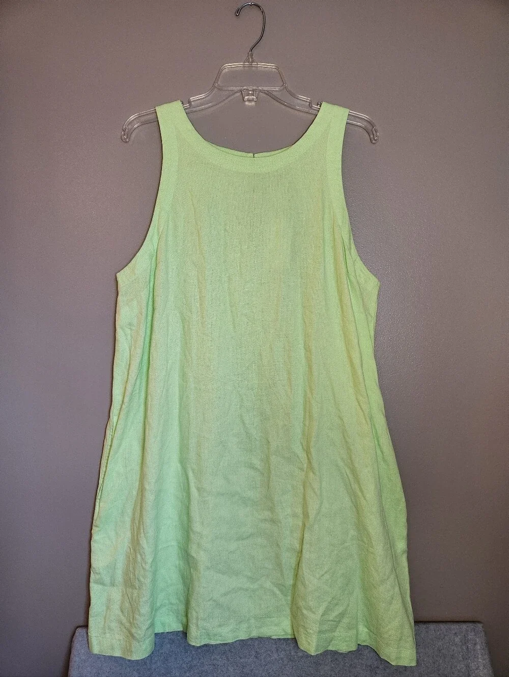 A New Day Sleeveless Linen Blend Sleeveless Dress Size XL - Picture 7 of 12